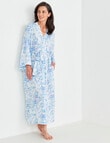 Ruby & Bloom Multi Print Robe, Blue, 10-26 product photo View 03 S