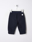 Teeny Weeny Skater Alligator Knit Pant, Navy product photo View 02 S