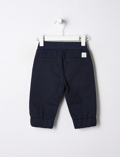 Teeny Weeny Skater Alligator Knit Pant, Navy product photo View 02 L