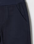 Teeny Weeny Skater Alligator Knit Pant, Navy product photo View 03 S