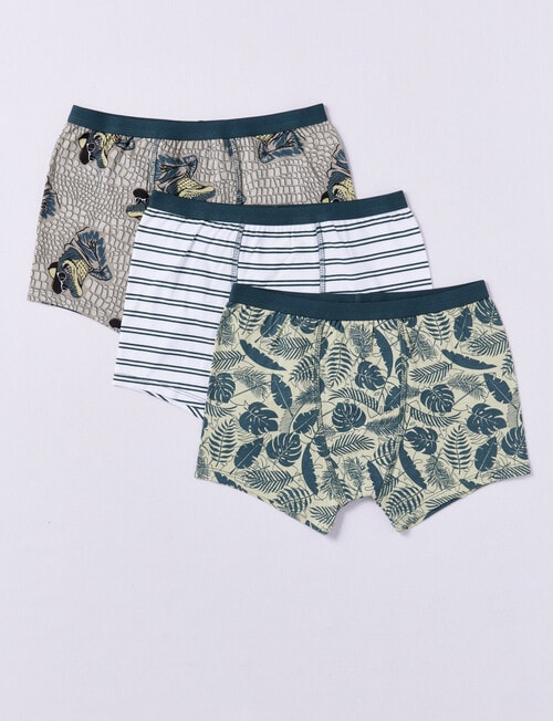 Blue Ink Alligator Trunk, 3-Pack, Teal product photo