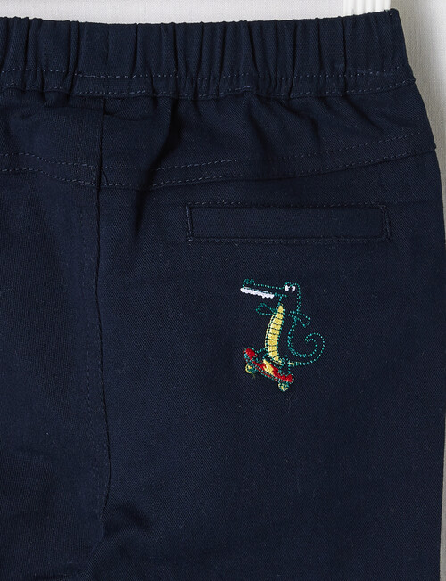 Teeny Weeny Christmas Party Woven Pant, Navy product photo View 02 L