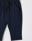 Teeny Weeny Christmas Party Woven Pant, Navy product photo View 03 S