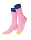 Eat My Socks Strawberry Donut Sock, Pink product photo View 02 S
