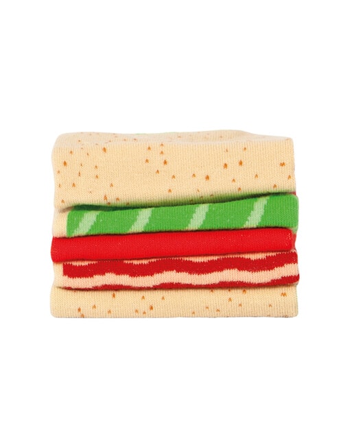 Eat My Socks BLT Sock, Red product photo View 03 L