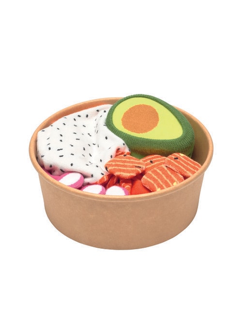 Eat My Socks Poke Bowl Sock, 2-Pairs product photo View 05 L