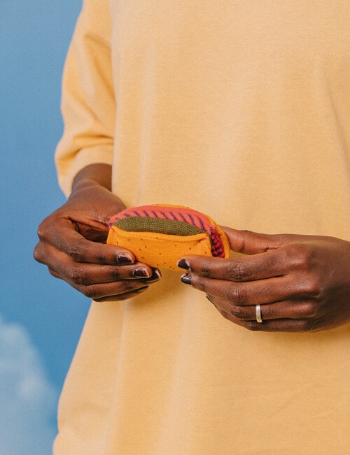 Eat My Socks Spicy Taco Sock, Red product photo View 03 L