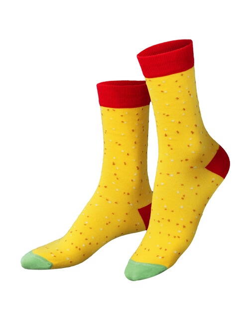 Eat My Socks Tasty Nachos Sock, 2-Pairs product photo View 03 L