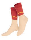 Eat My Socks Hotdog Sock, Red product photo View 02 S