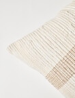 M&Co Obispo Woven Cushion, Taupe product photo View 02 S