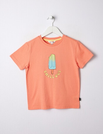 Mac & Ellie Chill Out Short Sleeve Tee, Tangelo product photo