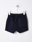 Teeny Weeny Skater Alligator Woven Short, Navy product photo View 02 S