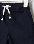 Teeny Weeny Skater Alligator Woven Short, Navy product photo View 03 S
