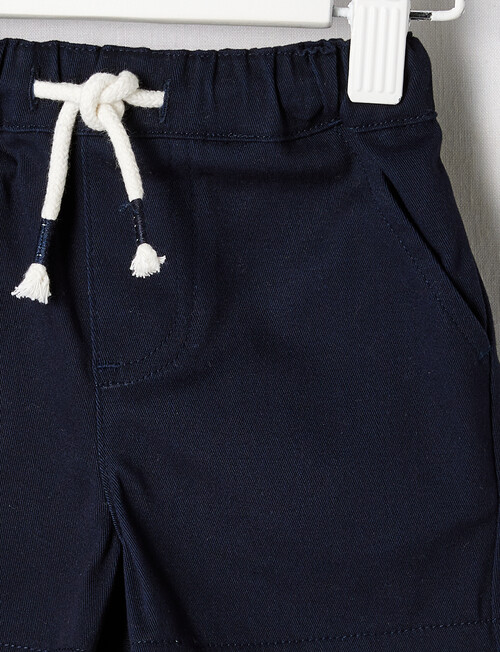 Teeny Weeny Skater Alligator Woven Short, Navy product photo View 03 L