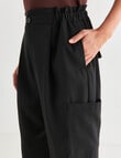 Whistle Tapered Cargo Pant, Black product photo View 04 S