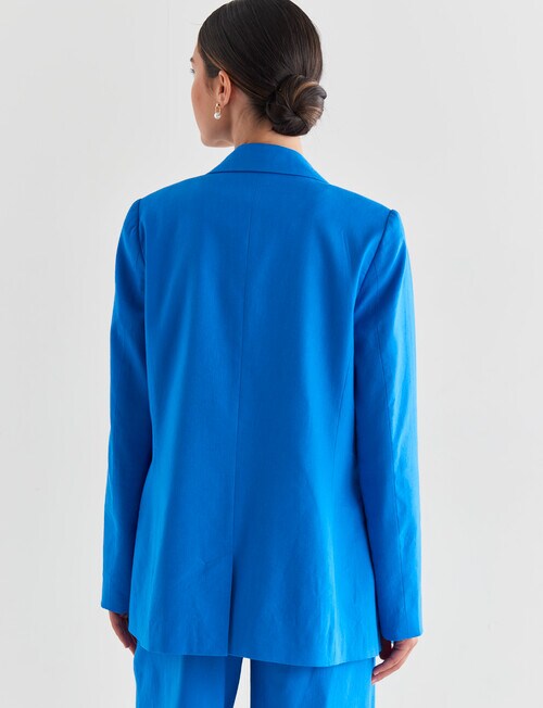 Whistle Long Sleeve City Blazer, Azure product photo View 02 L