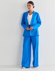 Whistle Long Sleeve City Blazer, Azure product photo View 05 S