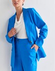 Whistle Long Sleeve City Blazer, Azure product photo View 09 S