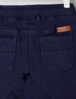 Mac & Ellie Rolled Cuff Gusset Denim Short, Ink product photo View 02 S