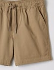 Mac & Ellie Pull On Chino Short, Taupe product photo View 03 S