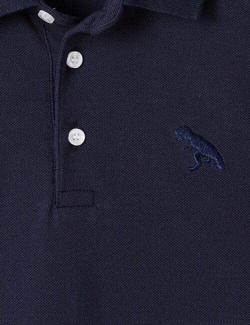 Mac & Ellie Short Sleeve Polo, Navy product photo View 02 L