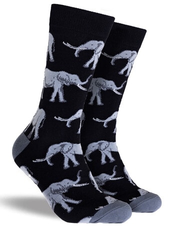 Mitch Dowd Elephants Crew Socks, Black product photo