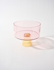 Salt&Pepper Duet Trifle Bowl, Pink & Orange product photo