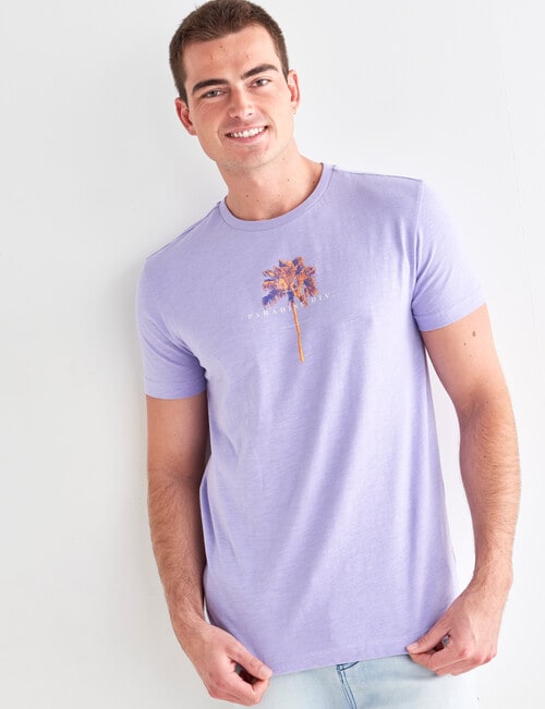 Tarnish Summer Paradise Tee, Lavender product photo View 05 L