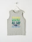Mac & Ellie Surf All Day Tank, Grey Marle product photo