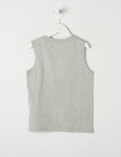 Mac & Ellie Surf All Day Tank, Grey Marle product photo View 02 S
