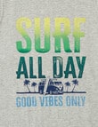 Mac & Ellie Surf All Day Tank, Grey Marle product photo View 03 S