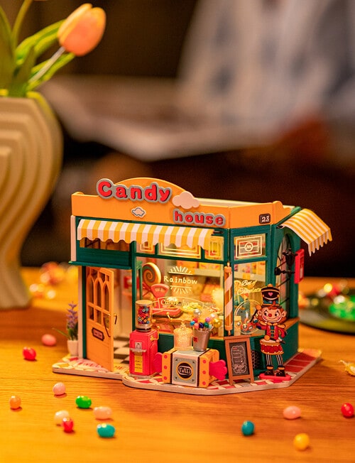 DIY Kits Miniature Kit, Rainbow Candy House product photo View 11 L