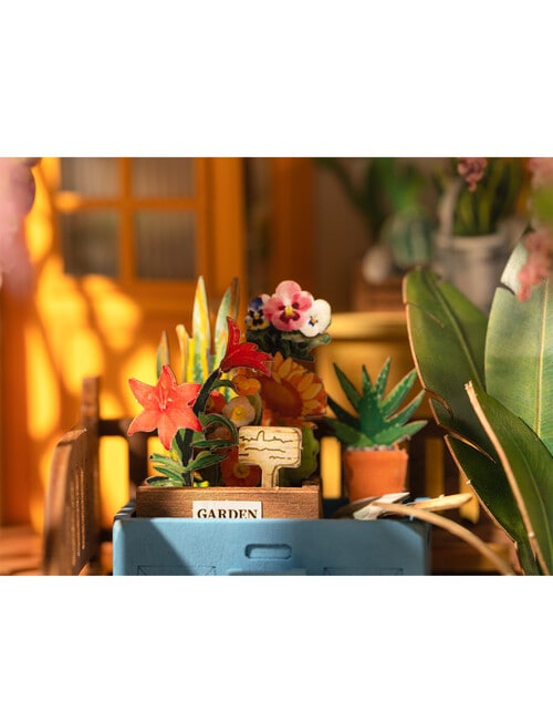 DIY Kits Miniature Book Nook, Flower House product photo View 25 L