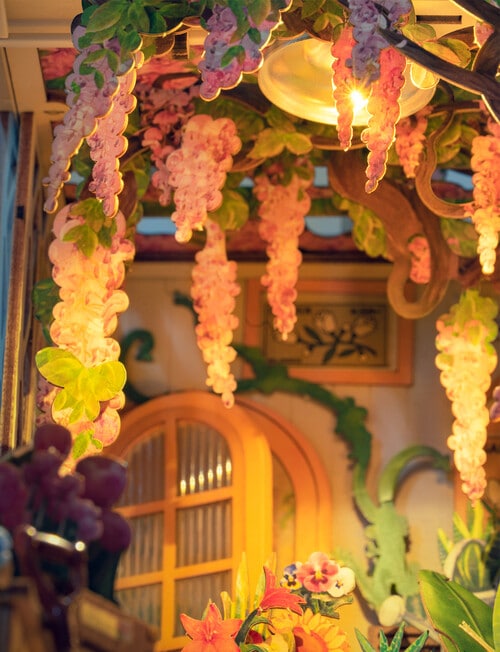 DIY Kits Miniature Book Nook, Flower House product photo View 27 L