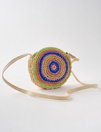 Switch Crochet Cross Body Bag, Cream product photo