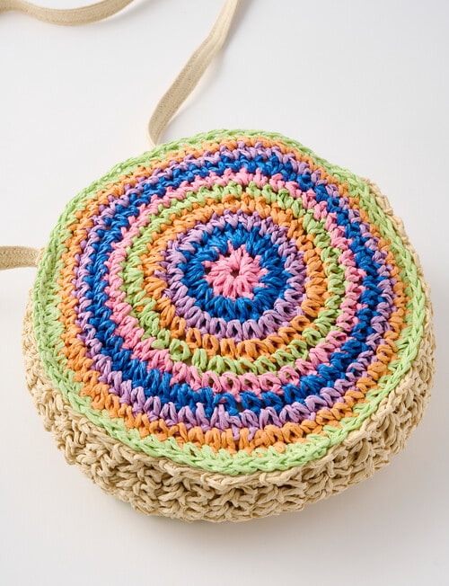 Switch Crochet Cross Body Bag, Cream product photo View 02 L