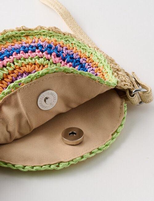 Switch Crochet Cross Body Bag, Cream product photo View 04 L