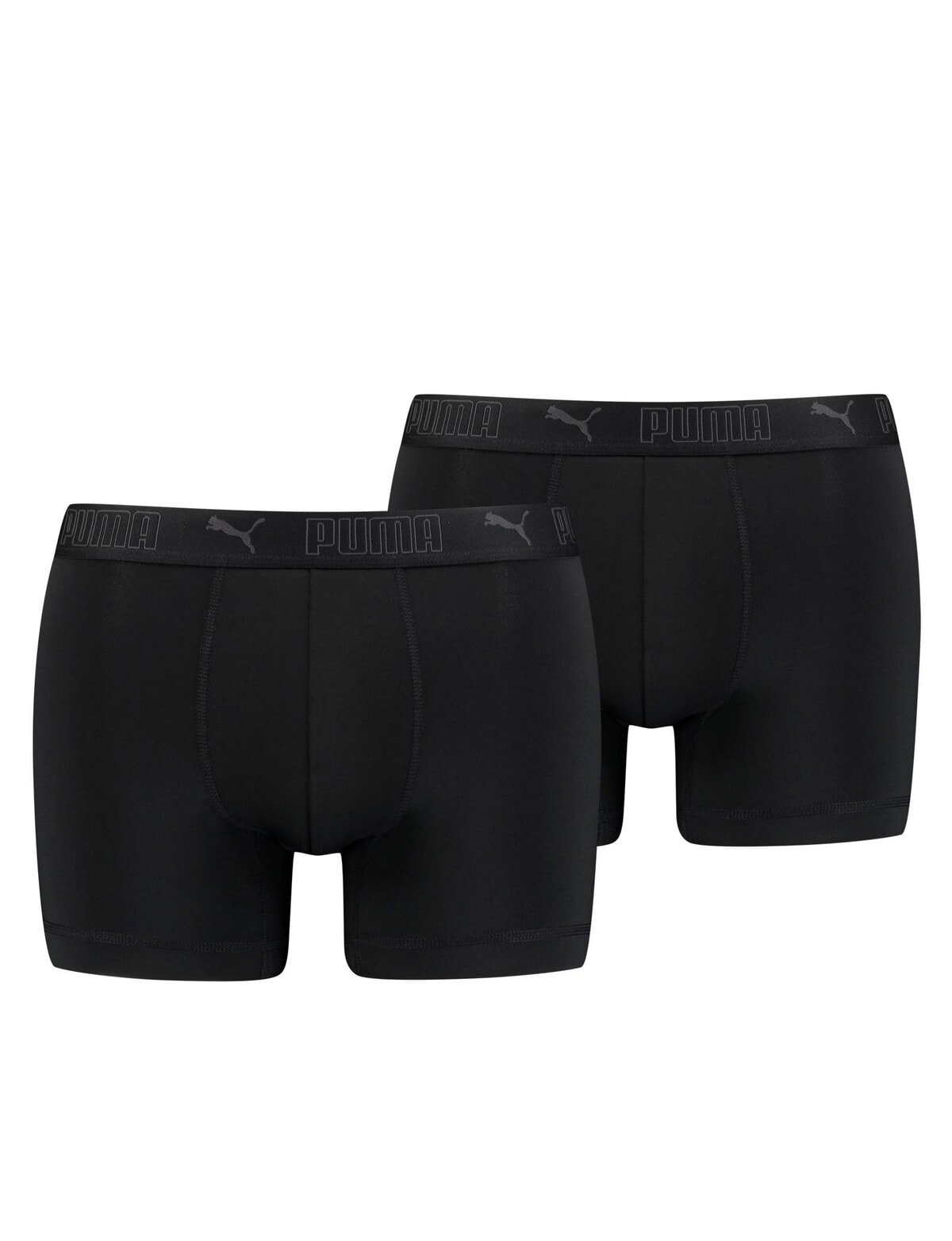 Puma Microfibre Heiq Fresh Trunk, 2-Pack, Black - Underwear