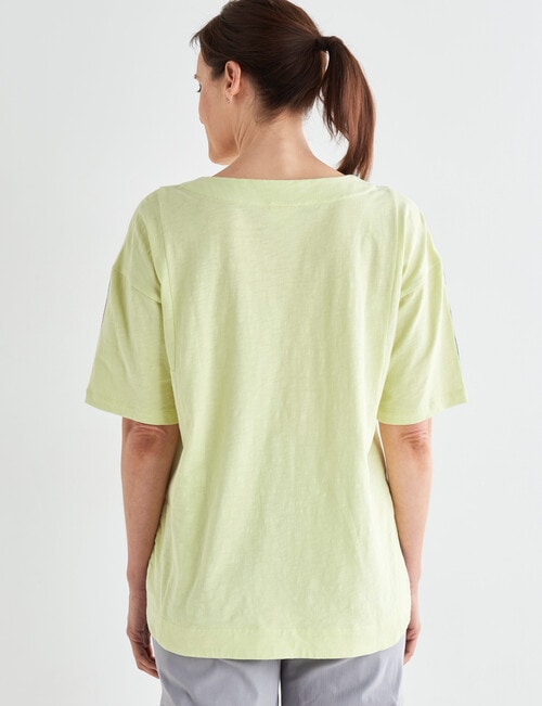 Line 7 Trig Tee, Lime product photo View 02 L