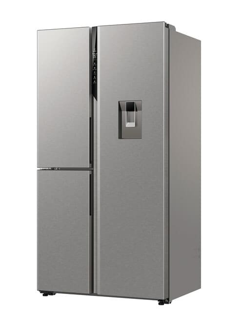 Haier 575L Three-Door Side by Side Fridge Freezer with Water Dispenser, HRF575XHS product photo View 02 L