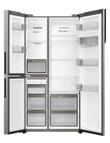 Haier 575L Three-Door Side by Side Fridge Freezer with Water Dispenser, HRF575XHS product photo View 03 S