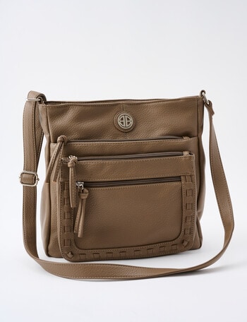 Boston + Bailey Zips Shoulder Bag, Willow product photo