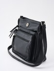 Boston + Bailey Zips Shoulder Bag, Black product photo View 03 S