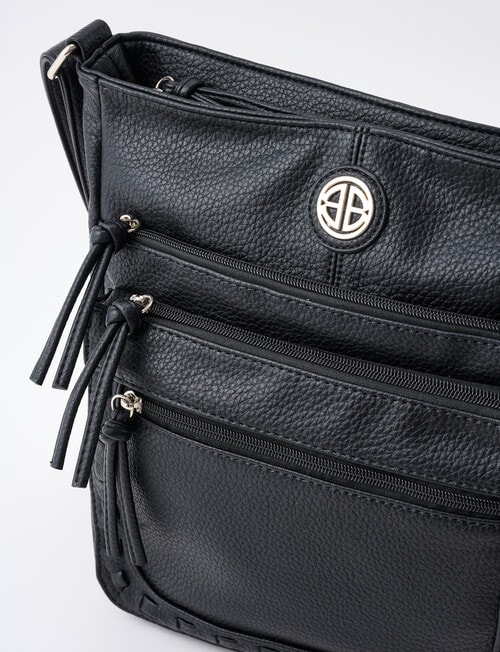 Boston + Bailey Zips Shoulder Bag, Black product photo View 05 L