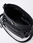 Boston + Bailey Zips Shoulder Bag, Black product photo View 06 S