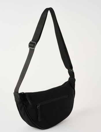 Zest Moon Crossbody Bag, Black - Handbags