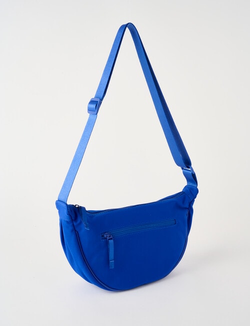 Zest Moon Crossbody Bag, Azure - Handbags
