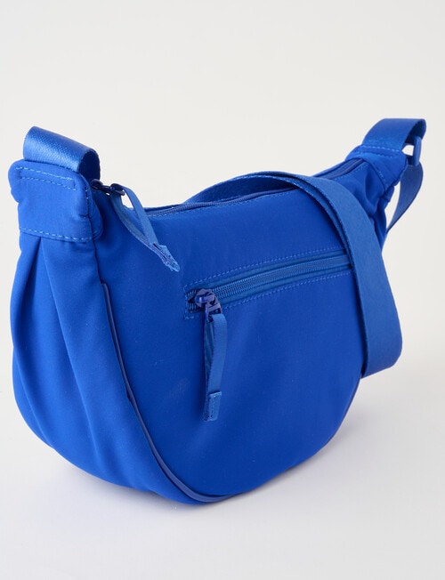 Zest Moon Crossbody Bag, Azure - Handbags