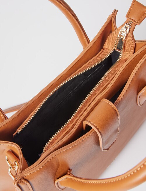 Whistle Accessories Clara Shopper Bag, Tan Handbags