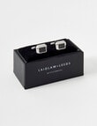 Laidlaw + Leeds Cufflinks, Carbon Silver product photo View 03 S